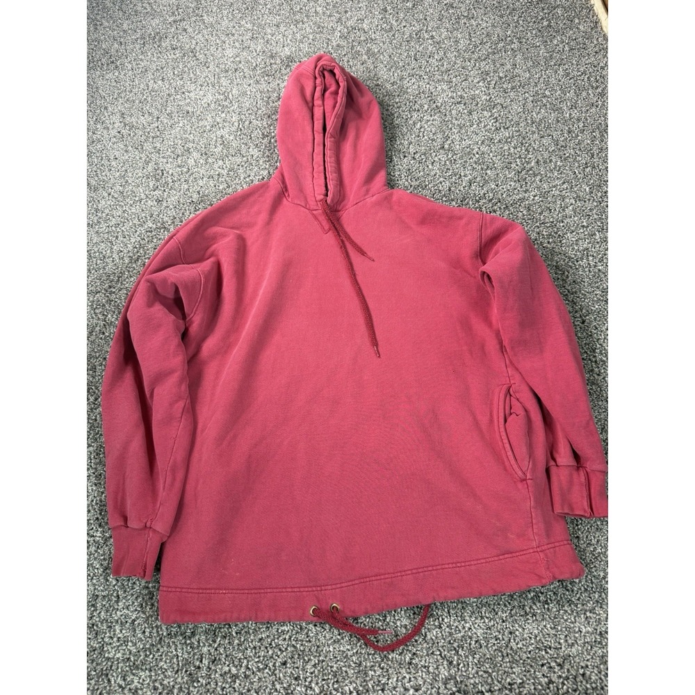 Vintage 90s Russell Athletic Pullover Hoodie Men's Size Large Red Made In USA